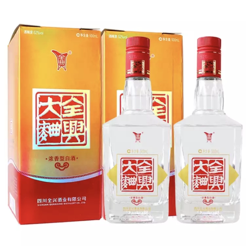 全兴大曲经典方瓶纯粮固态法白酒
