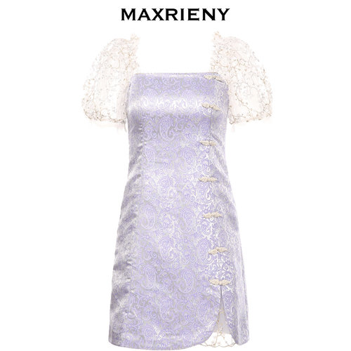 MaxRieny夏季复古连衣裙