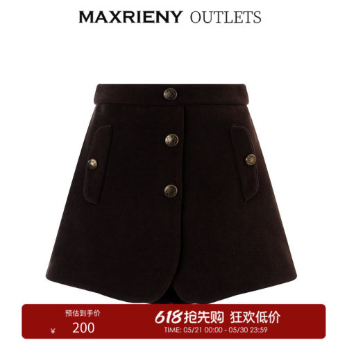 咖色短裤奥莱通勤复古