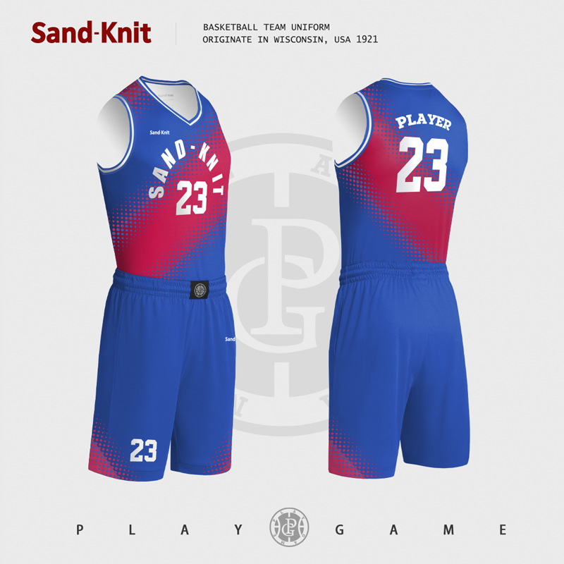 数码印篮球服套装SandKnit