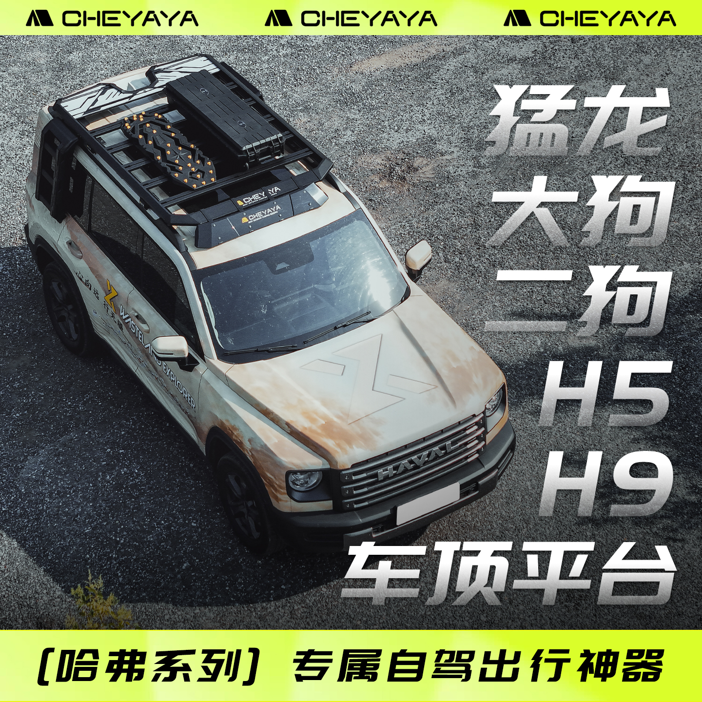 大狗猛龙h5h9车顶平台