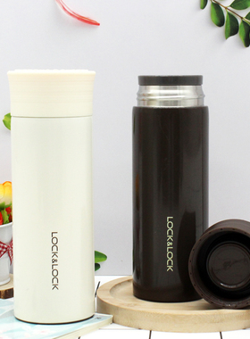 乐扣乐扣不锈钢保温杯套装小巧简约杯子便携商务直身杯男女士水杯