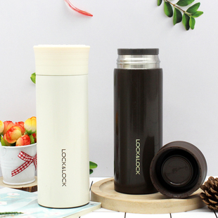 乐扣乐扣不锈钢保温杯套装 小巧简约杯子便携商务直身杯男女士水杯