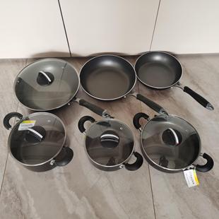 乐扣乐扣不粘锅炫黑汤锅易清洗电磁炉通用平底锅炒锅不易生锈