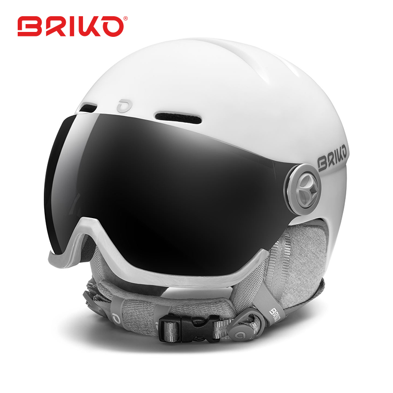 新品BRIKO滑雪头盔雪镜一体 户外专业成人抗冲击滑雪装备套装全品