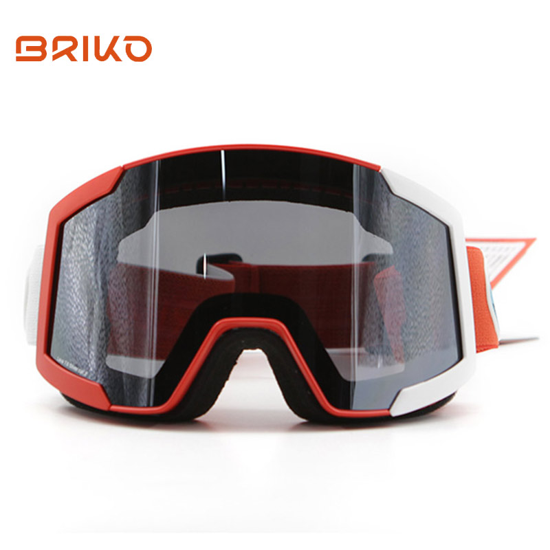 briko滑雪眼镜雪镜防雾大视野