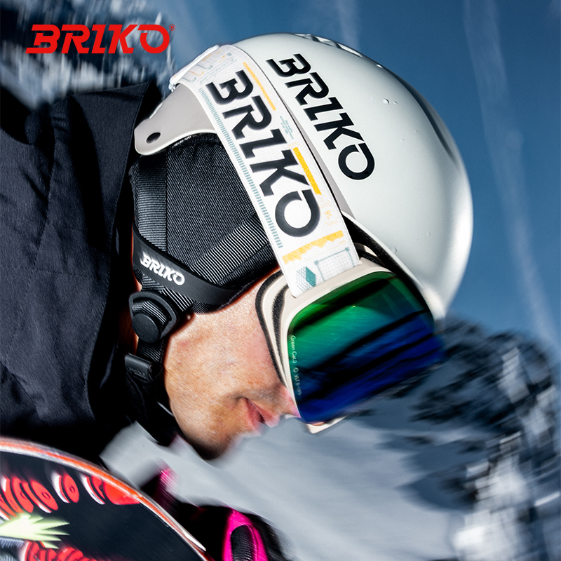 BRIKO新款安全防撞击滑雪头盔