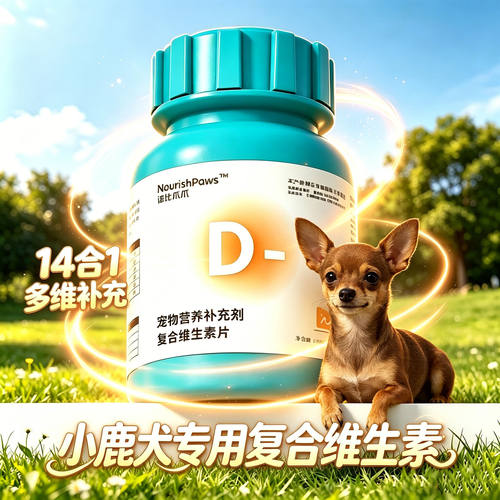 小鹿犬专用狗狗复合维生素b族片b1b12营养宠物小狗吃的保健品异食
