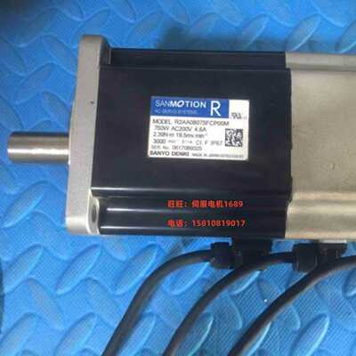 议价R2AA08075FCP00M全新新直流伺服马达SANYODENKI议价山洋750W