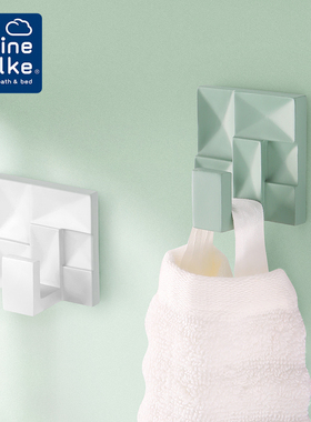 Kleine Wolke德国进口玄关雨伞挂钩子毛巾浴巾无痕粘胶粘钩免打孔