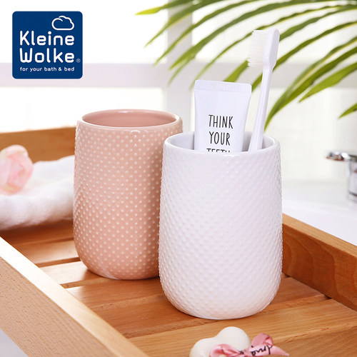 KleineWolke德国进口陶瓷漱口杯