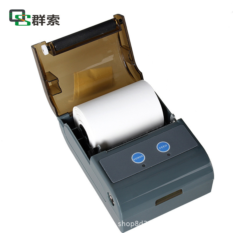 新热敏打印机小型便携蓝牙不干胶标签机文字条码照片打印机支持品