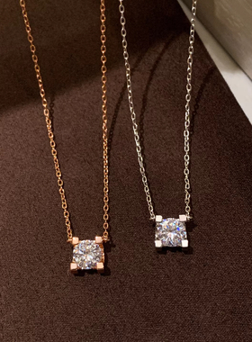 小众高级感钻石吊坠项链