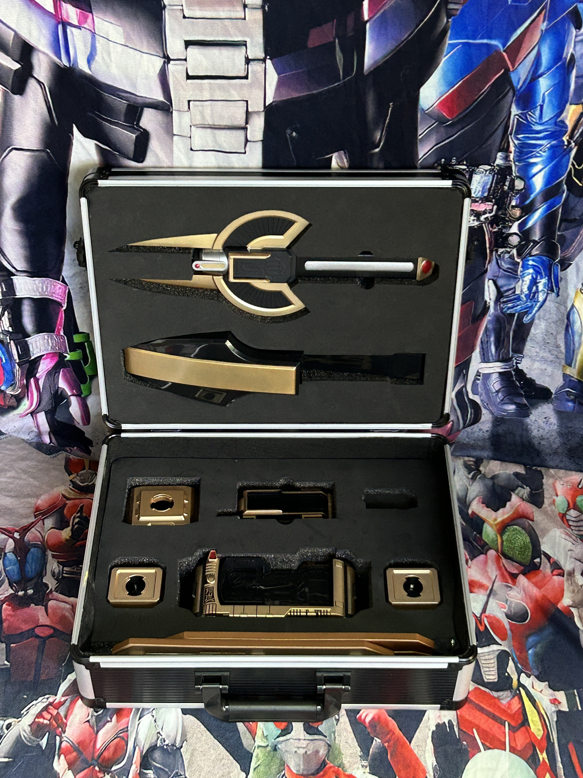 定制 假面骑士 FAIZ 555系列CSM地帝 Orga Gear 变身腰带收纳箱子