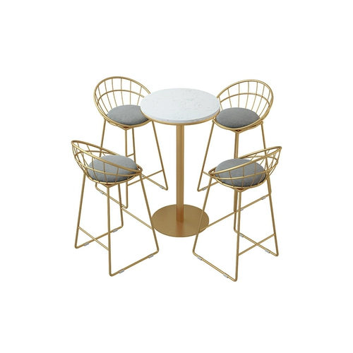 Nordic Marblight Light Luxury Court Bar Table Простая сеть красная кофейня молоко