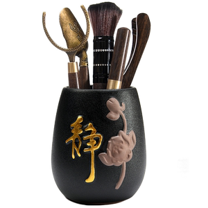 功夫茶具配件六君子组合整套实木