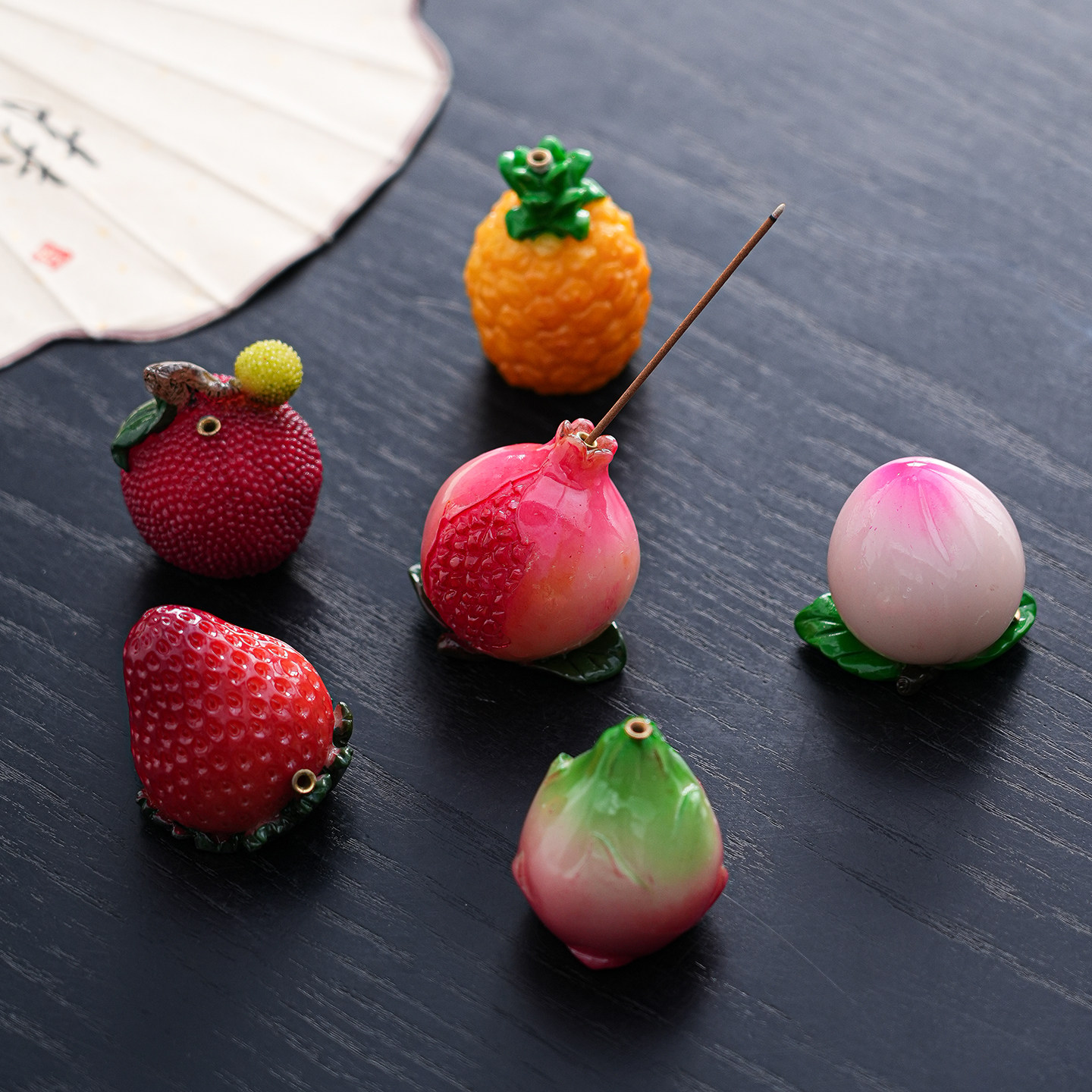创意水果造型香插可爱高颜值个性茶道摆件香道,餐饮具,茶道/香炉,淘宝优惠券,粉丝福利购,淘宝优惠卷