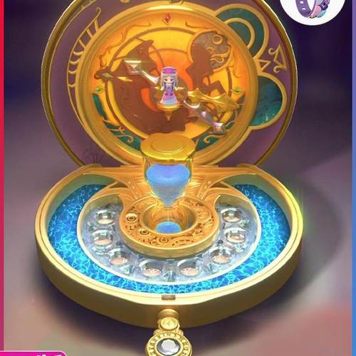叶罗丽宝石盒子时希公主四时钟萝莉夜梦城珑贝宫魔法发光花蕾堡玩