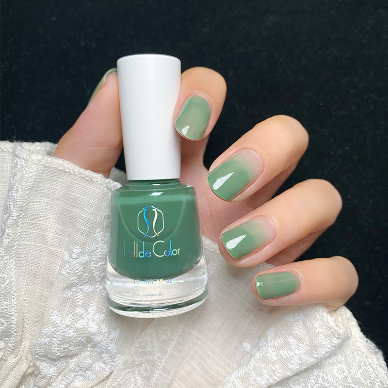 2021年新色指甲油女果冻渐变冰透裸色免烤快干持久不可剥美甲油