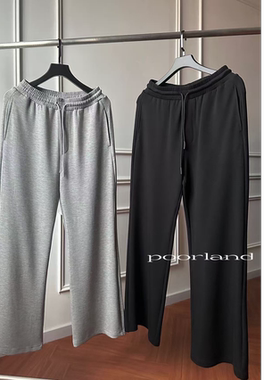 莫代尔卫王2.0  320gA字直筒显瘦运动基础休闲卫裤PoorlandCK0626