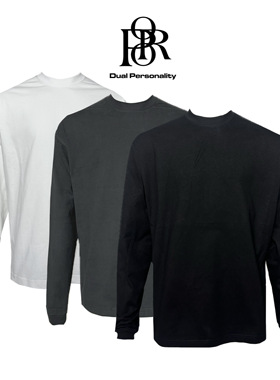 KS3.0长袖/280克重磅定制螺纹圆领宽松长袖打底