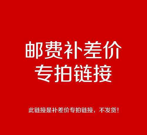 用于运费补差价 慎拍！