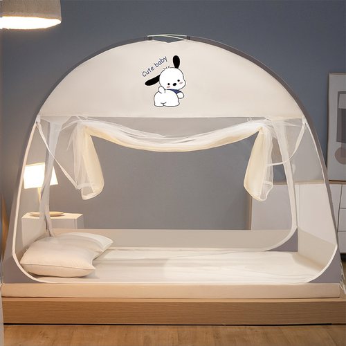 免安装钢丝蒙古包遮光防尘顶蚊帐