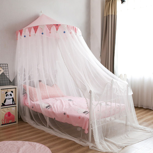 公主风吊挂式圆顶蚊帐家用防尘顶