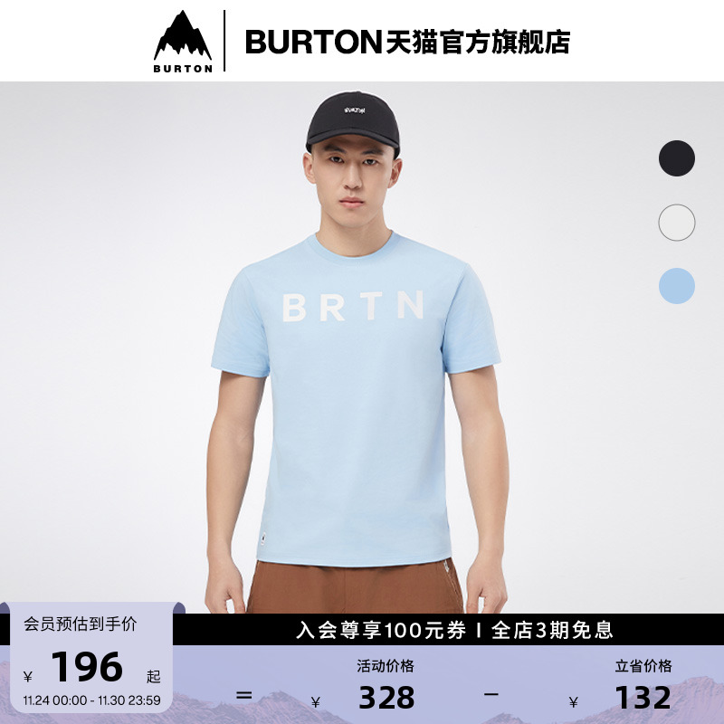 BURTON伯顿官方男女短袖T恤