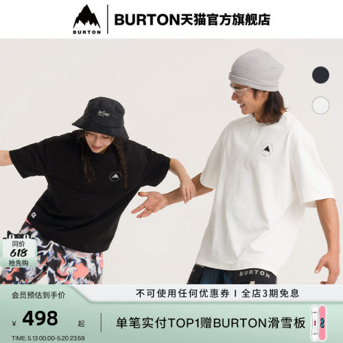 BURTON伯顿男女短袖T恤