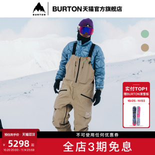 男 FREE BIRD滑雪背带裤 3L100241 BURTON伯顿25 GORETEX 26新品