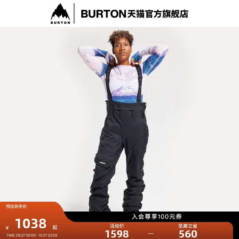 BURTON伯顿女MELTERBIB背带裤