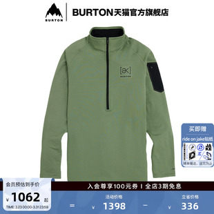 GRID套头衫 HELIUM 半拉链抓绒卫衣220131 BURTON伯顿官方男士