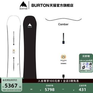 BURTON伯顿官方25-26雪季新品女士FEELGOOD雪板Camber板型106911