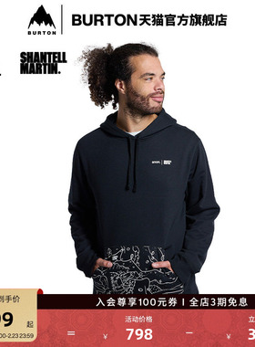 BURTON伯顿ANON & SHANTELL MARTIN联名款男士保暖连帽卫衣236341