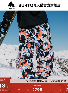 BURTON伯顿25-26雪季新品男女FUTURETRUST 3L 雪裤宽松舒适242201