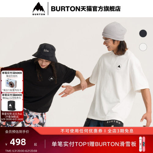 BURTON伯顿男女短袖T恤