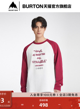 BURTON伯顿春夏户外系列新品男女 ADFJ SLOGAN长袖T恤宽松925236