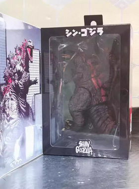 哥斯拉 Godzilla 恐龙怪兽 红色 电影版 可动 模型手办