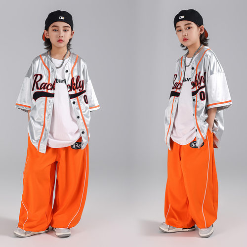 哈尼酷男童嘻哈街舞棒球服套装