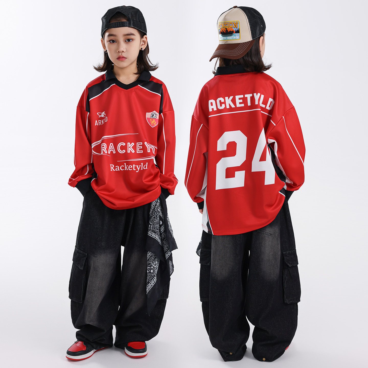 哈尼酷街舞儿童潮服套装