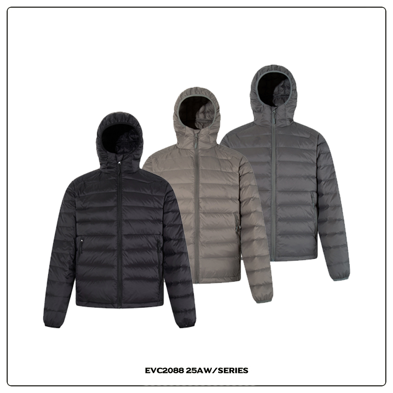 EVC*轻量化排骨90白鸭绒羽绒服