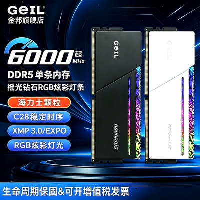 GEIL金邦DDR5C28内存条单条