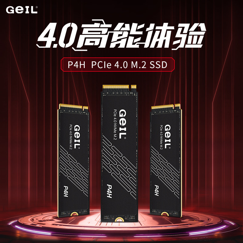 GEIL JINBANG M2 솔리드 스테이트 드라이브 P4A2T4T1TB 데스크탑 컴퓨터 스토리지 PCIE4.0 노트북 게임 SSD