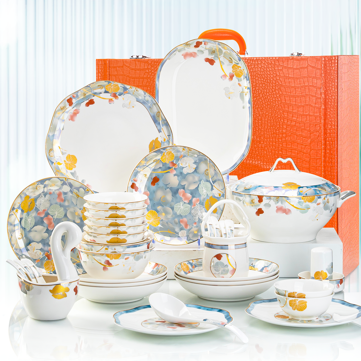 2025新款景德镇陶瓷餐具套装家用