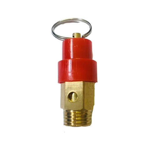 空压机安全阀小红帽气泵限压自动拉环排气阀泄压阀8KG1分2分3分4