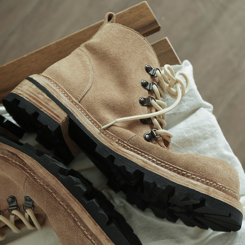 潮流马丁靴时尚靴子手工工装短靴