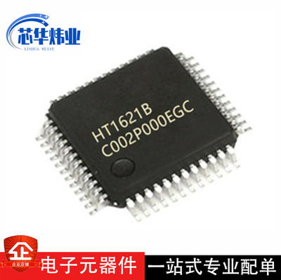 全新原装 HT1621B LQFP48 显示驱动IC LCD液晶驱动芯片 四面脚