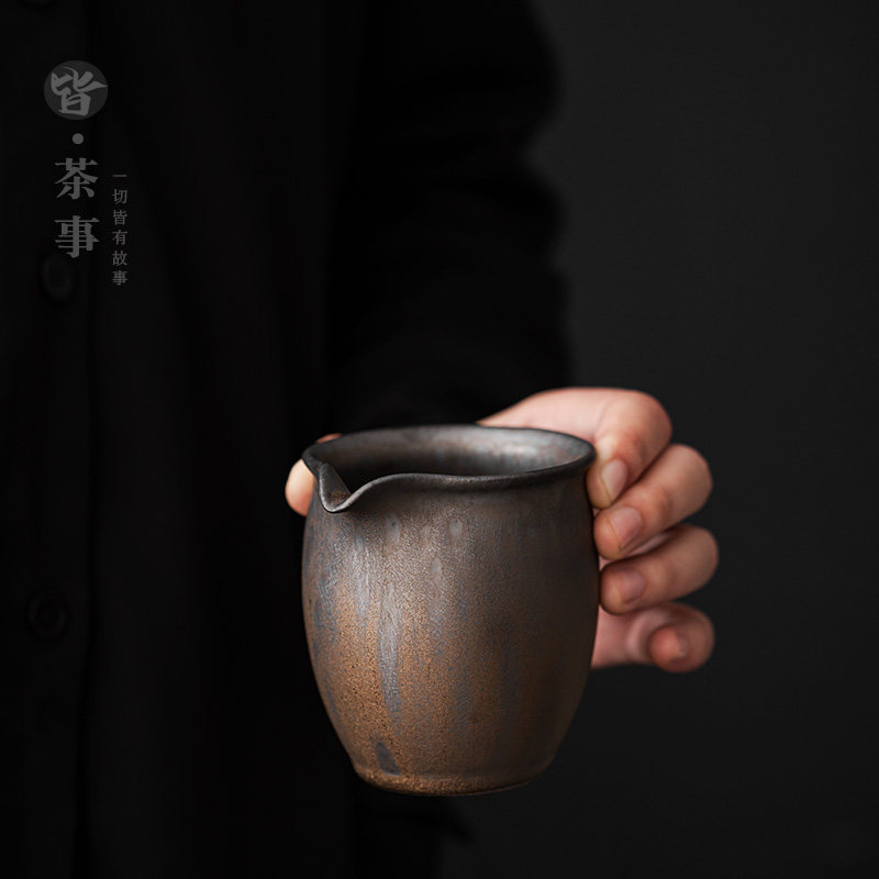 鎏金陶瓷公道杯家用复古中式功夫茶具匀茶杯茶海做旧分茶器公杯,餐饮具,公道杯,淘宝优惠券,粉丝福利购,淘宝优惠卷