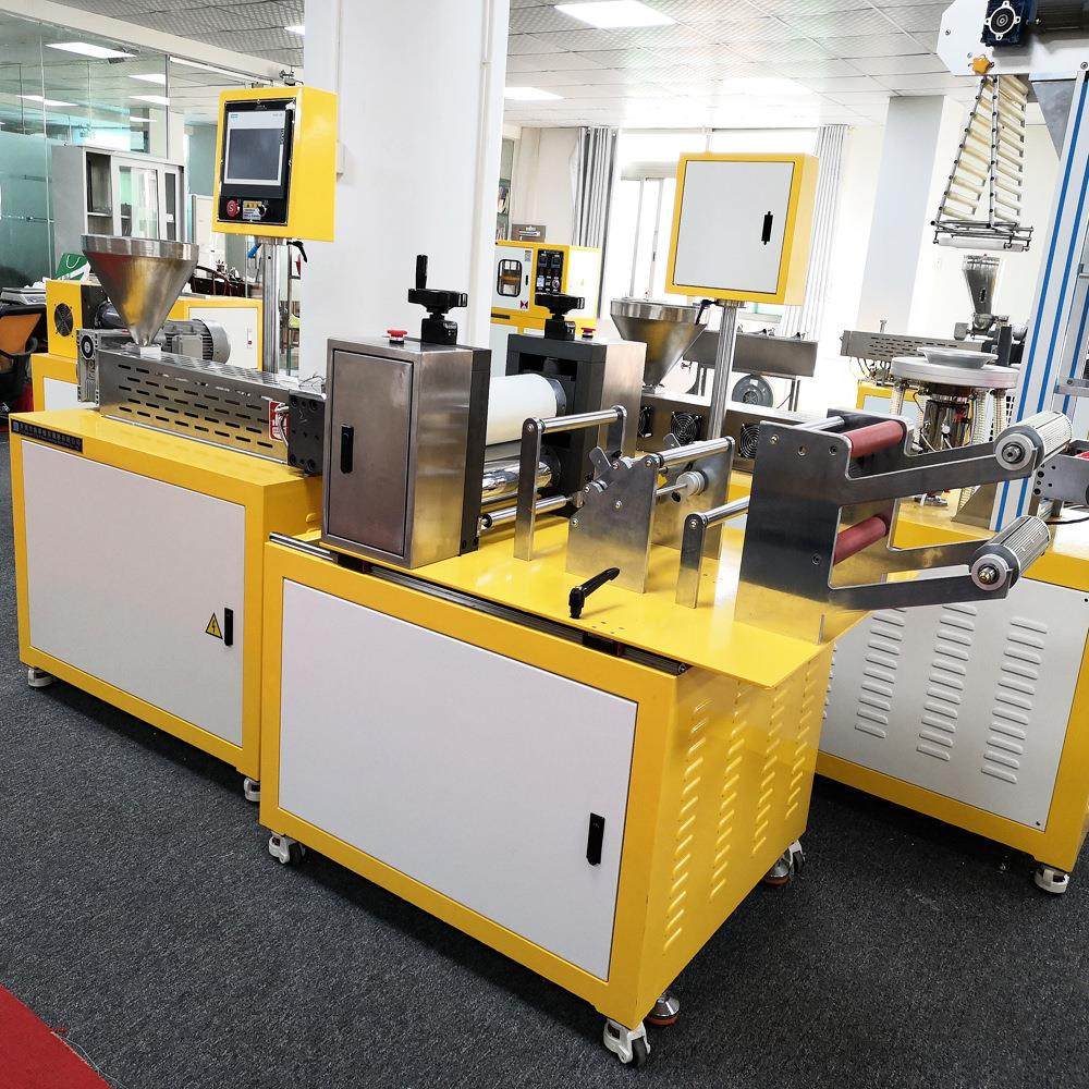 XH-432-25 PLA挤出流延膜机 实验型生物降解材料PBAT流延薄膜机